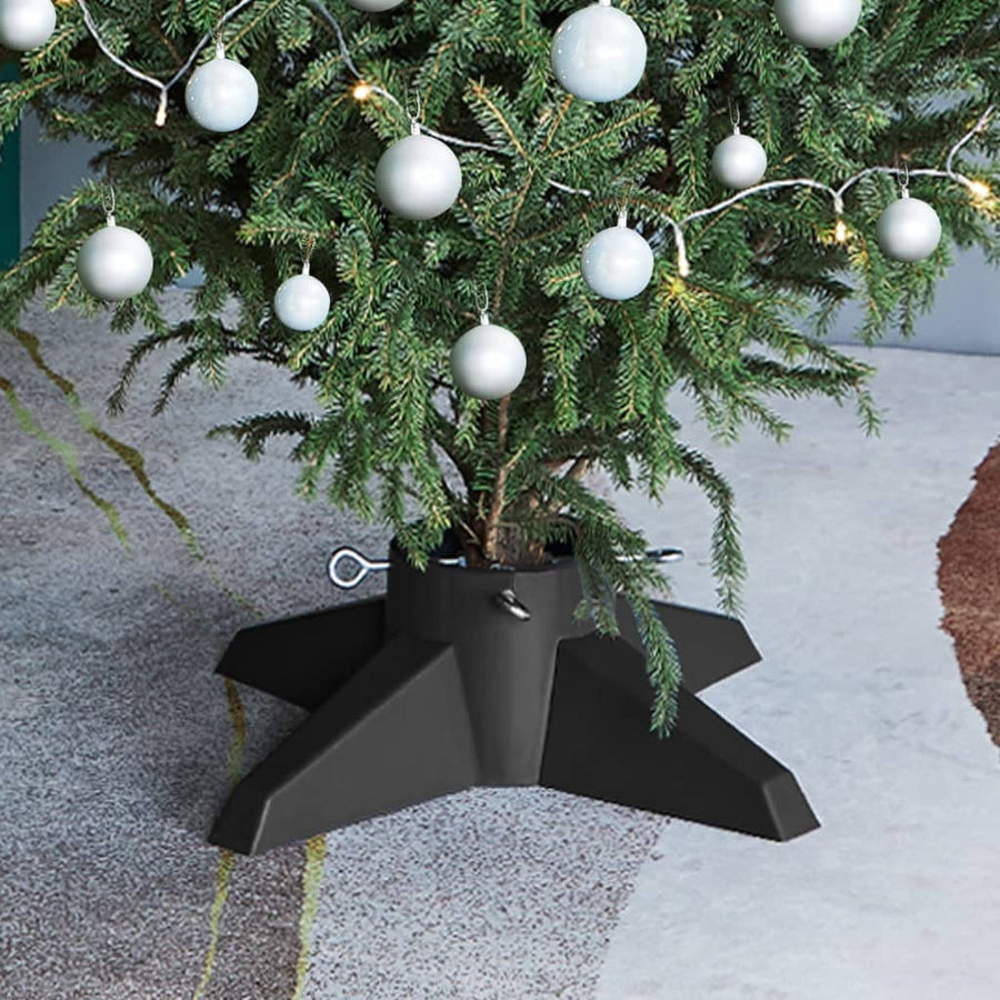Kerstboomstandaard 55,5x55,5x15 cm grijs - Griffin Retail