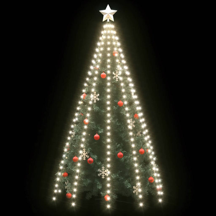 Kerstboomverlichting met 300 LED's koudwit net 300 cm - Griffin Retail