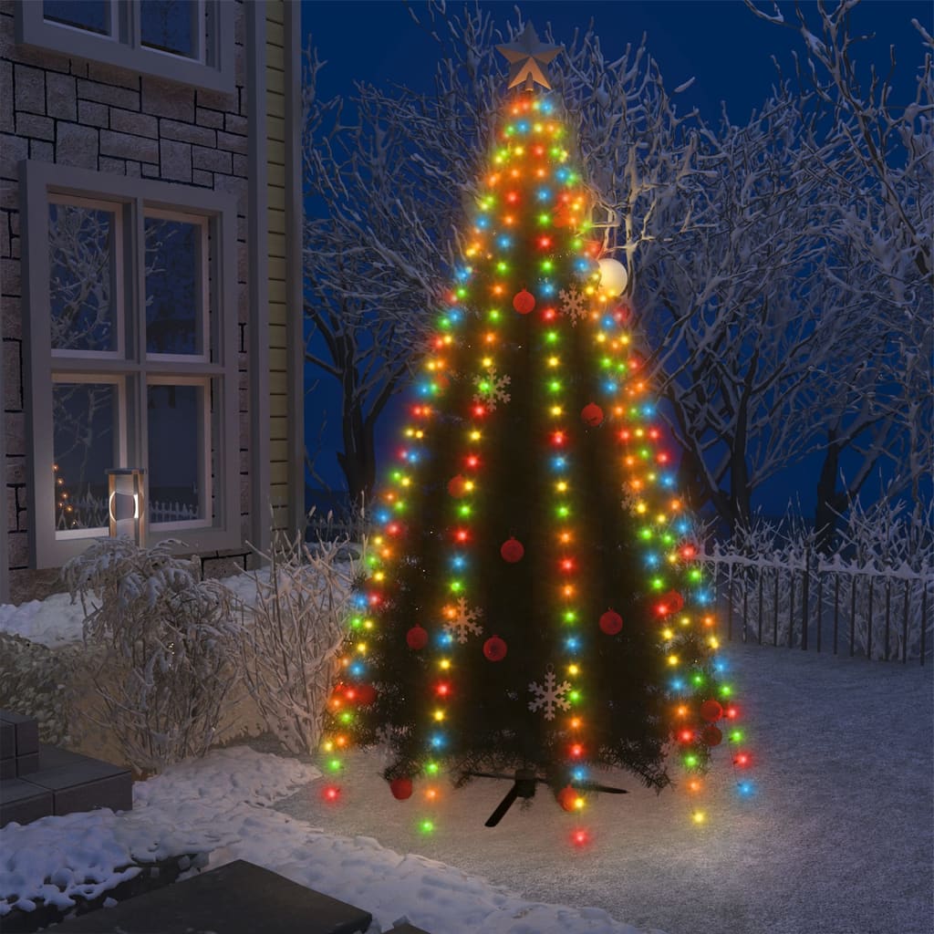 Kerstboomverlichting met 300 LED's meerkleurig net 300 cm - Griffin Retail