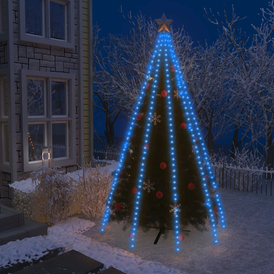Kerstboomverlichting met 400 LED's blauw net 400 cm - Griffin Retail