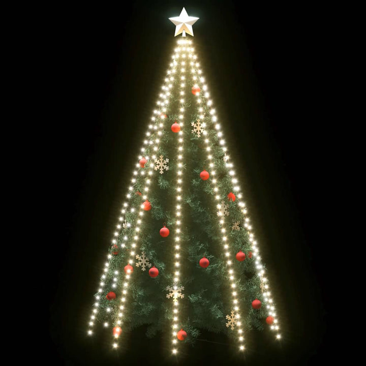 Kerstboomverlichting met 400 LED's koudwit net 400 cm - Griffin Retail