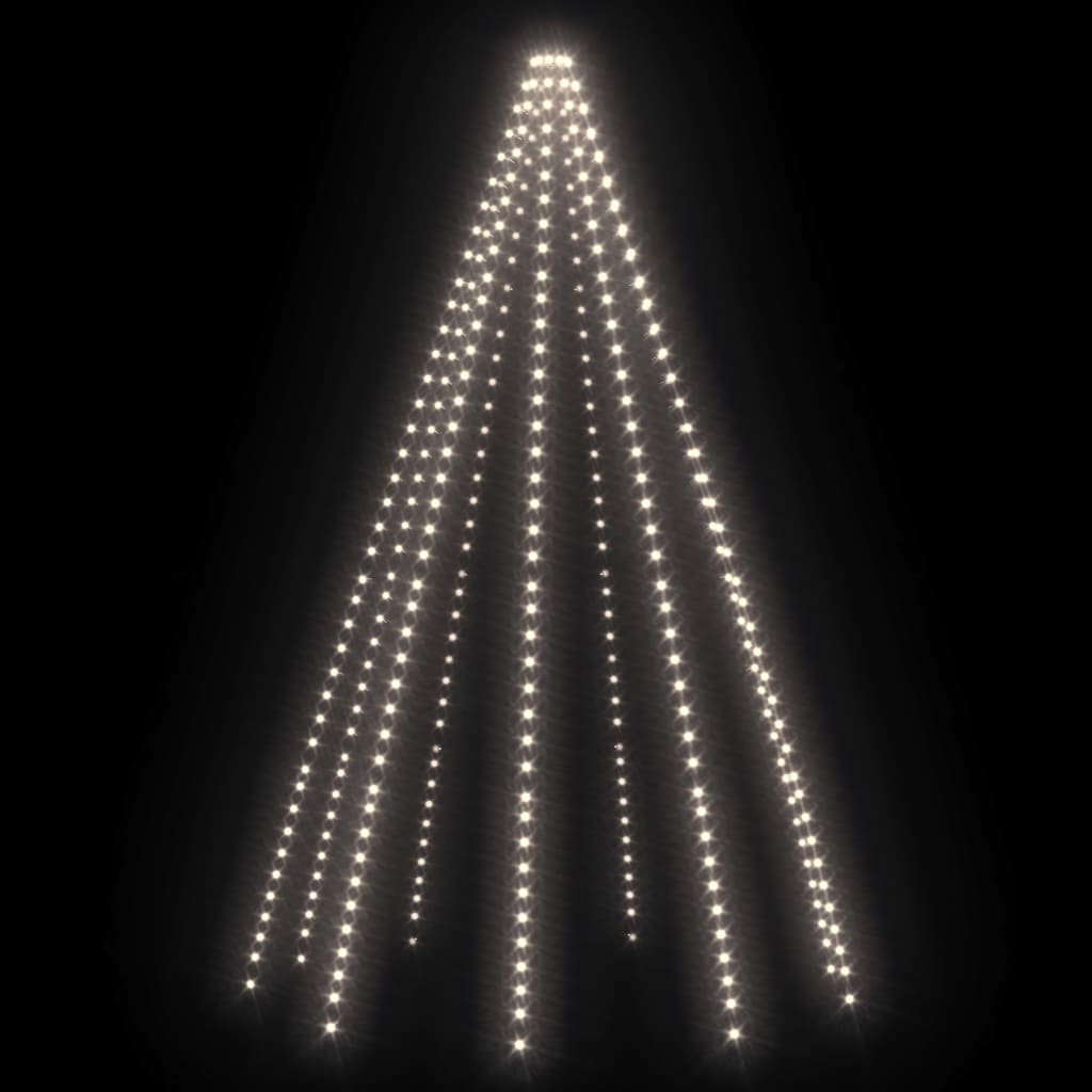 Kerstboomverlichting met 400 LED's koudwit net 400 cm - Griffin Retail