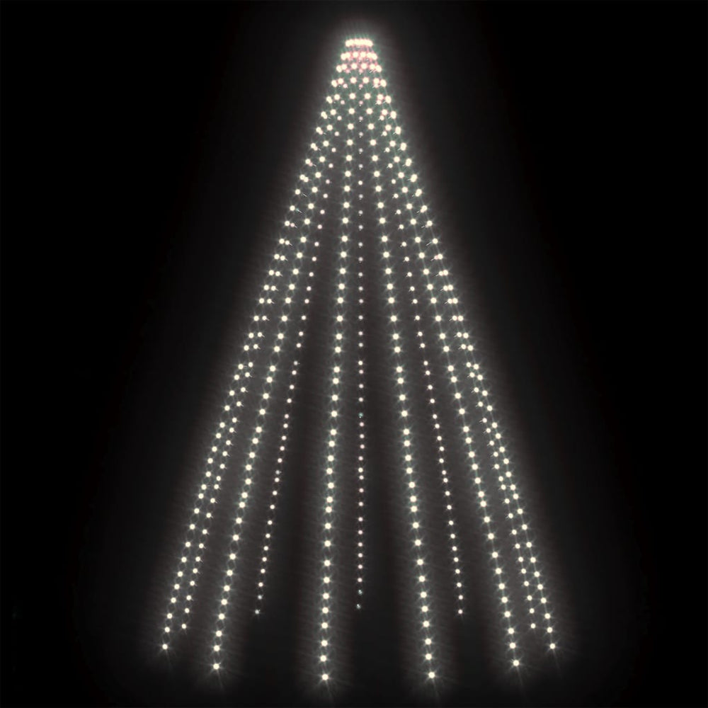 Kerstboomverlichting met 500 LED's koudwit binnen/buiten 500 cm - Griffin Retail