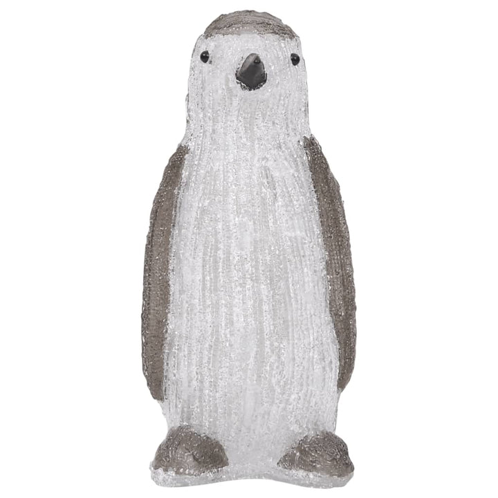 Kerstfiguur pinguïn LED binnen en buiten 30 cm acryl - Griffin Retail