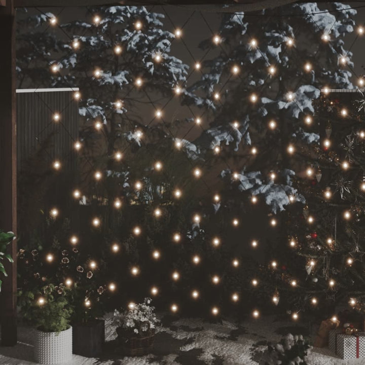 Kerstnetverlichting 204 LED's binnen en buiten 3x2 m warmwit - Griffin Retail