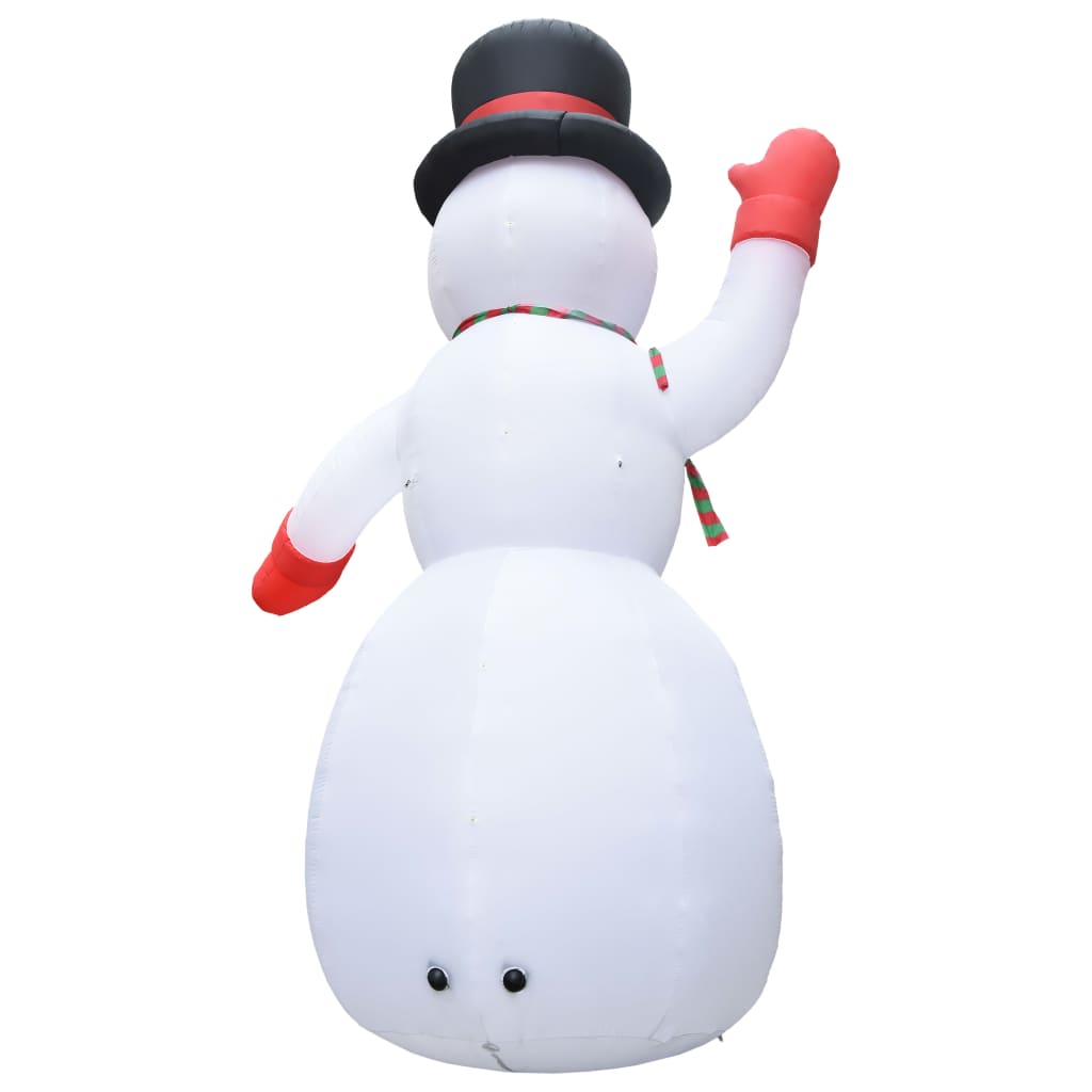 Kerstsneeuwpop opblaasbaar met LED XXL IP44 600 cm - Griffin Retail