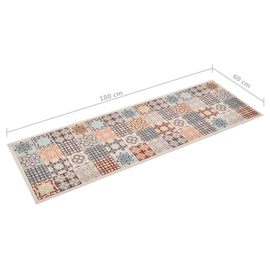 Keukenmat wasbaar Mosaic Colour 60x180 cm - Griffin Retail