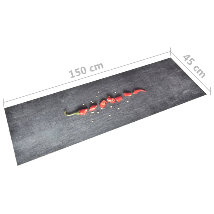 Keukenmat wasbaar Pepper 45x150 cm - Griffin Retail