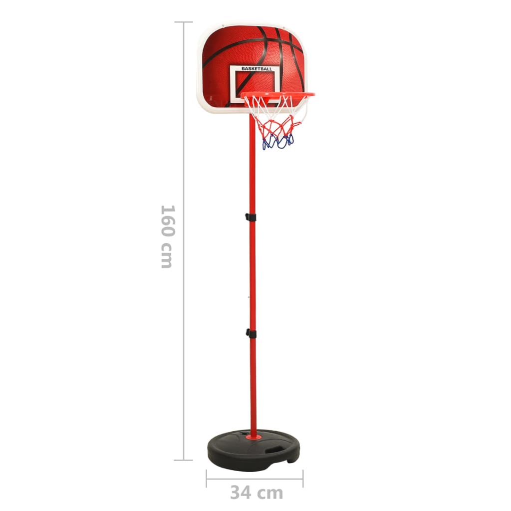 Kinderbasketbalset verstelbaar 160 cm - Griffin Retail