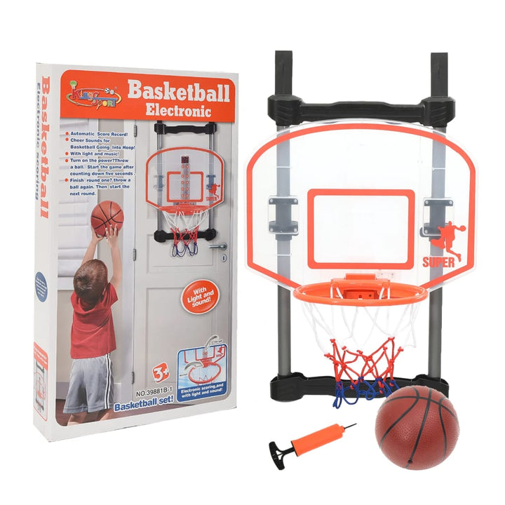 Kinderbasketbalset voor deur verstelbaar - Griffin Retail