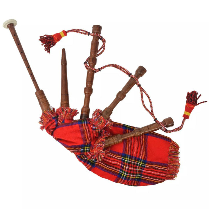 Kinderdoedelzak Schots Great Highland rood Royal Stewart Tartan - Griffin Retail