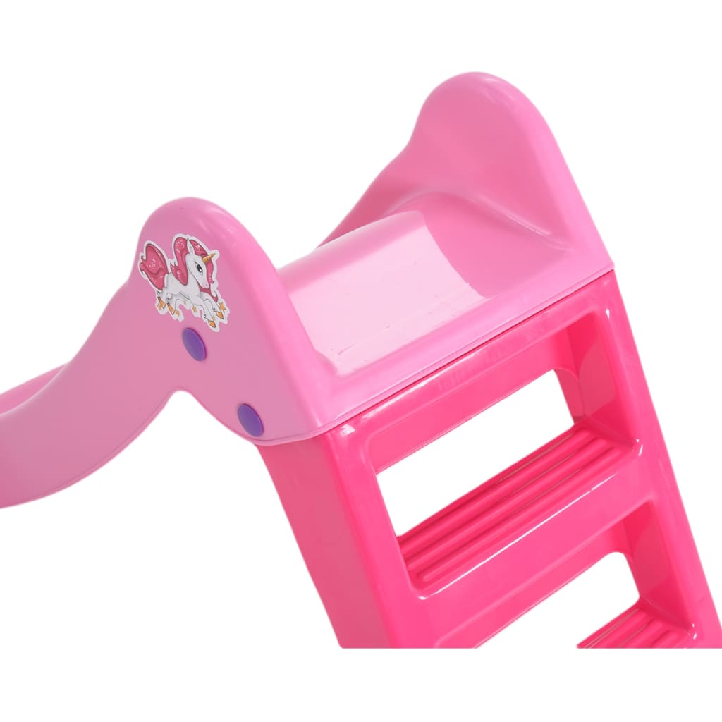 Kinderglijbaan inklapbaar 111 cm roze - Griffin Retail