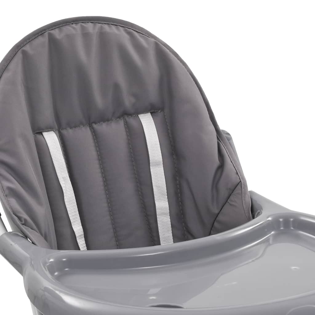 Kinderstoel hoog grijs en wit - Griffin Retail