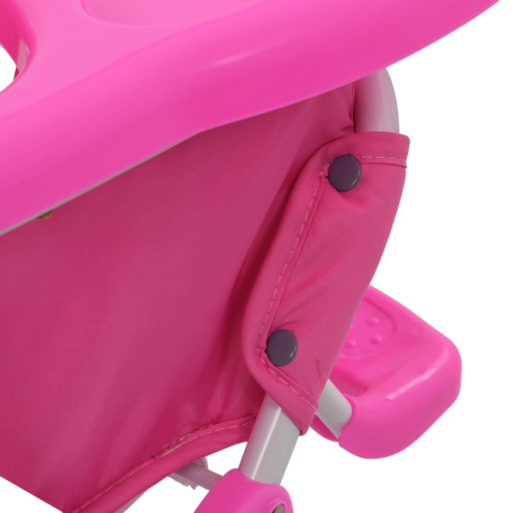 Kinderstoel hoog roze en wit - Griffin Retail