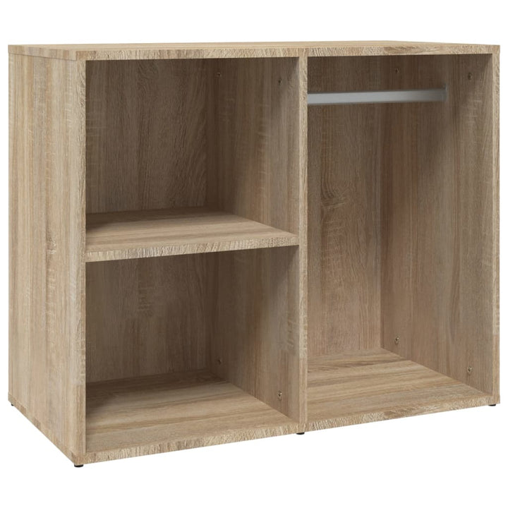 Kledingkast 80x40x65 cm bewerkt hout sonoma eikenkleurig - Griffin Retail