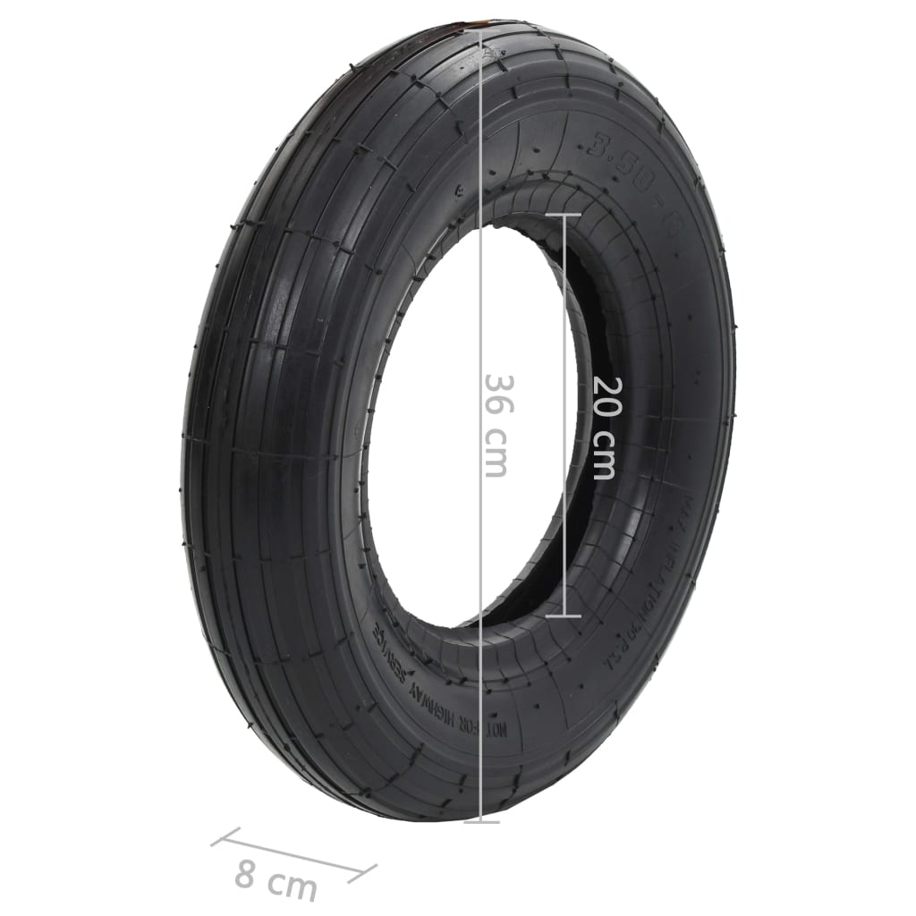 Kruiwagenband 3.50-8 4PR rubber - Griffin Retail