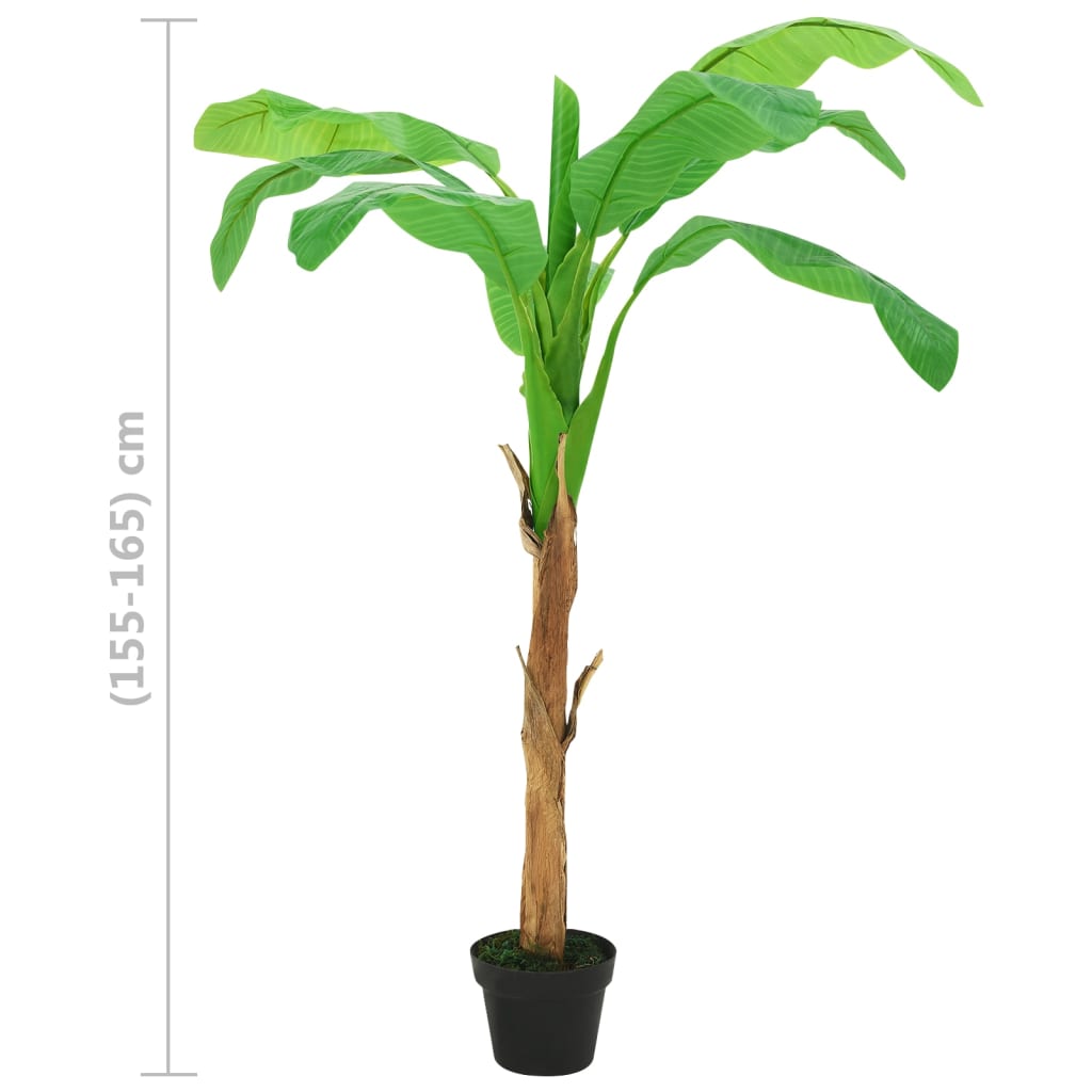 Kunstboom met pot banaan 165 cm groen - Griffin Retail
