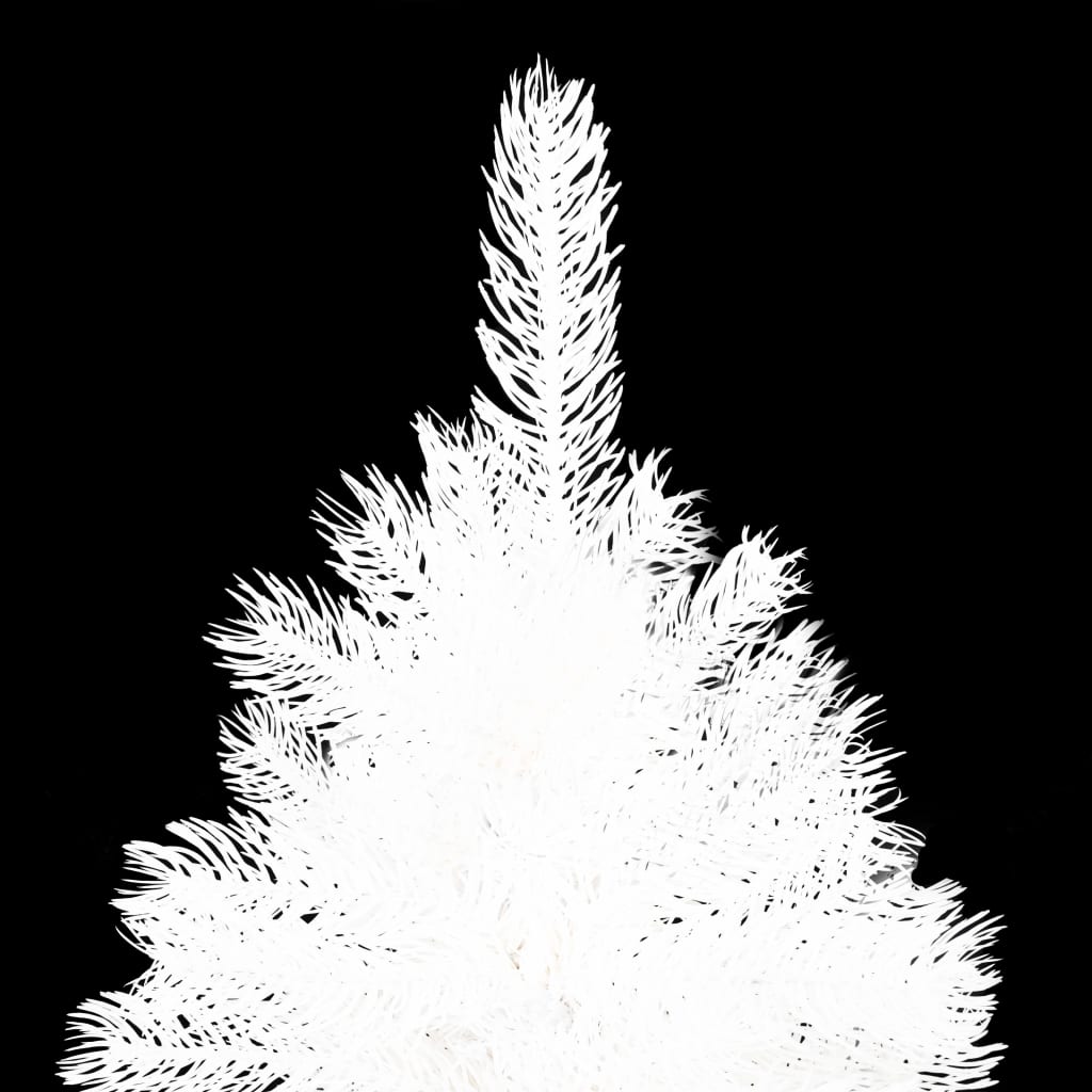 Kunstkerstboom met LED's en kerstballen 240 cm wit - Griffin Retail