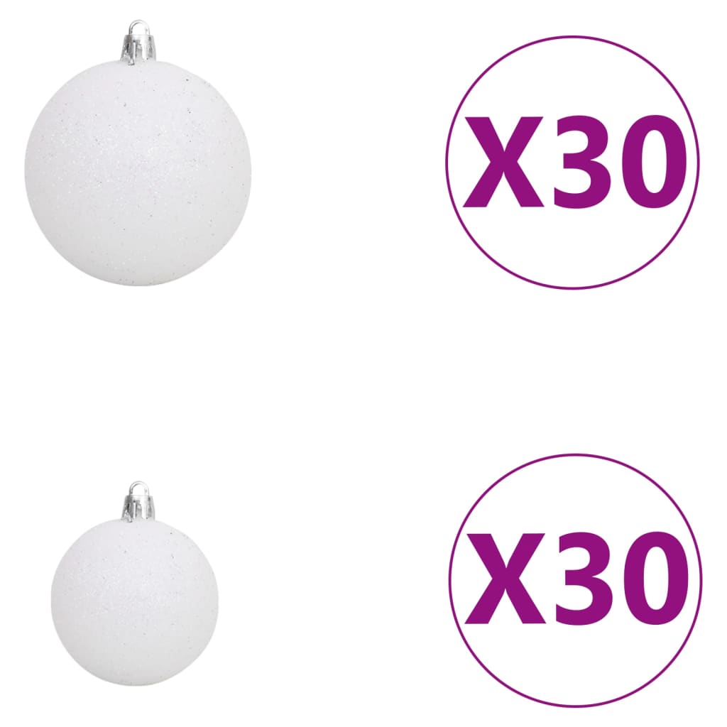 Kunstkerstboom met LED's en kerstballen 500 cm groen - Griffin Retail