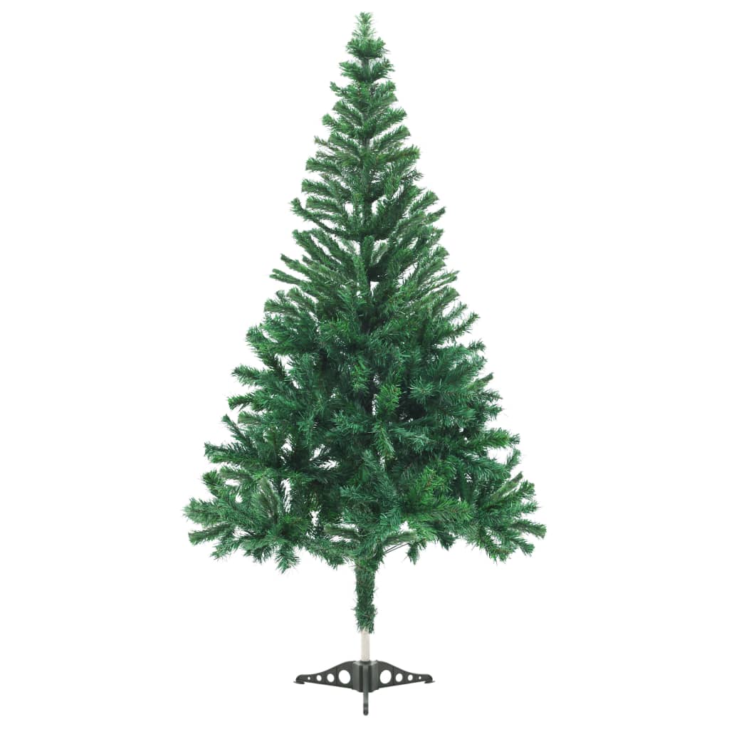 Kunstkerstboom met LED's en kerstballen 910 takken 210 cm - Griffin Retail