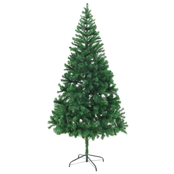 Kunstkerstboom met LED's en kerstballen 910 takken 210 cm - Griffin Retail