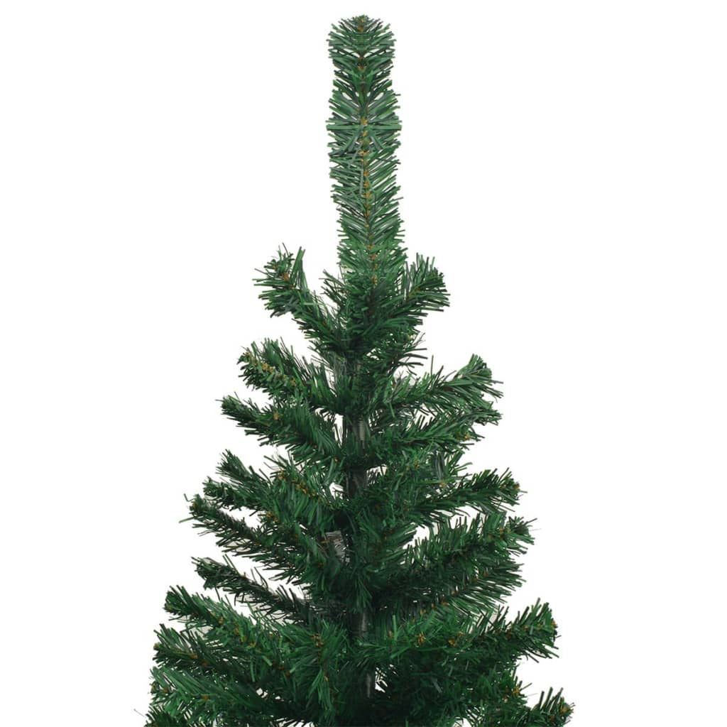 Kunstkerstboom met LED's en kerstballen L 240 cm groen - Griffin Retail