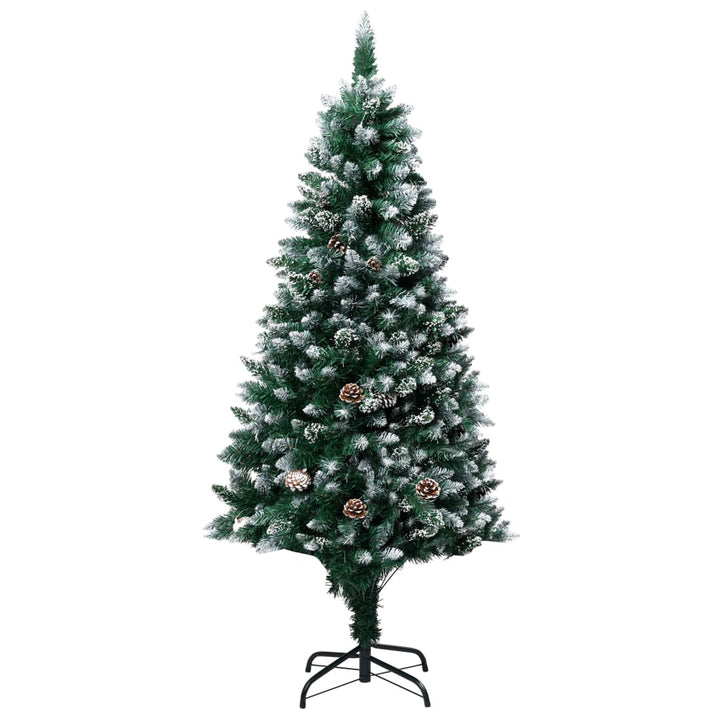 Kunstkerstboom met LED's, kerstballen en dennenappels 180 cm - Griffin Retail