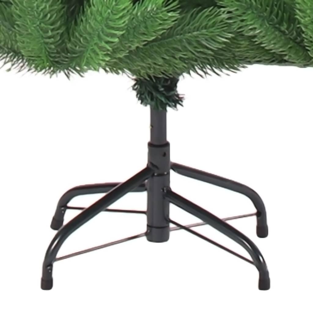 Kunstkerstboom Nordmann met LED's en kerstballen 120 cm groen - Griffin Retail