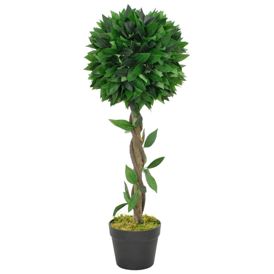 Kunstplant met pot laurierboom 130 cm groen - Griffin Retail