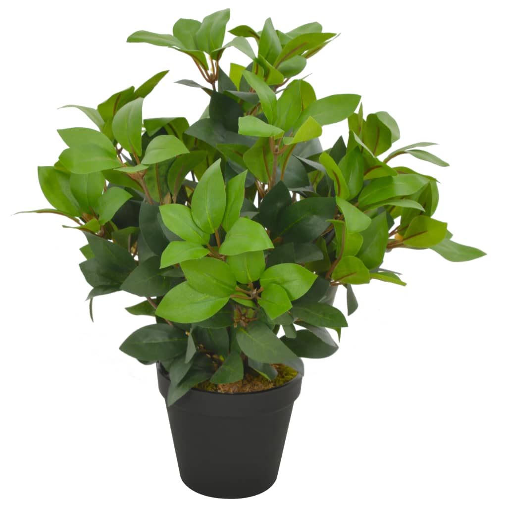 Kunstplant met pot laurierboom 40 cm groen - Griffin Retail