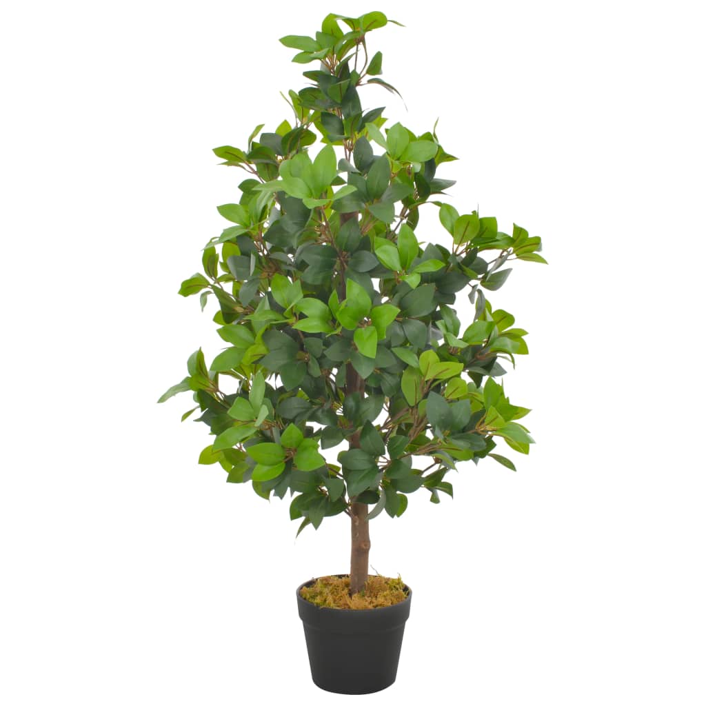 Kunstplant met pot laurierboom 90 cm groen - Griffin Retail