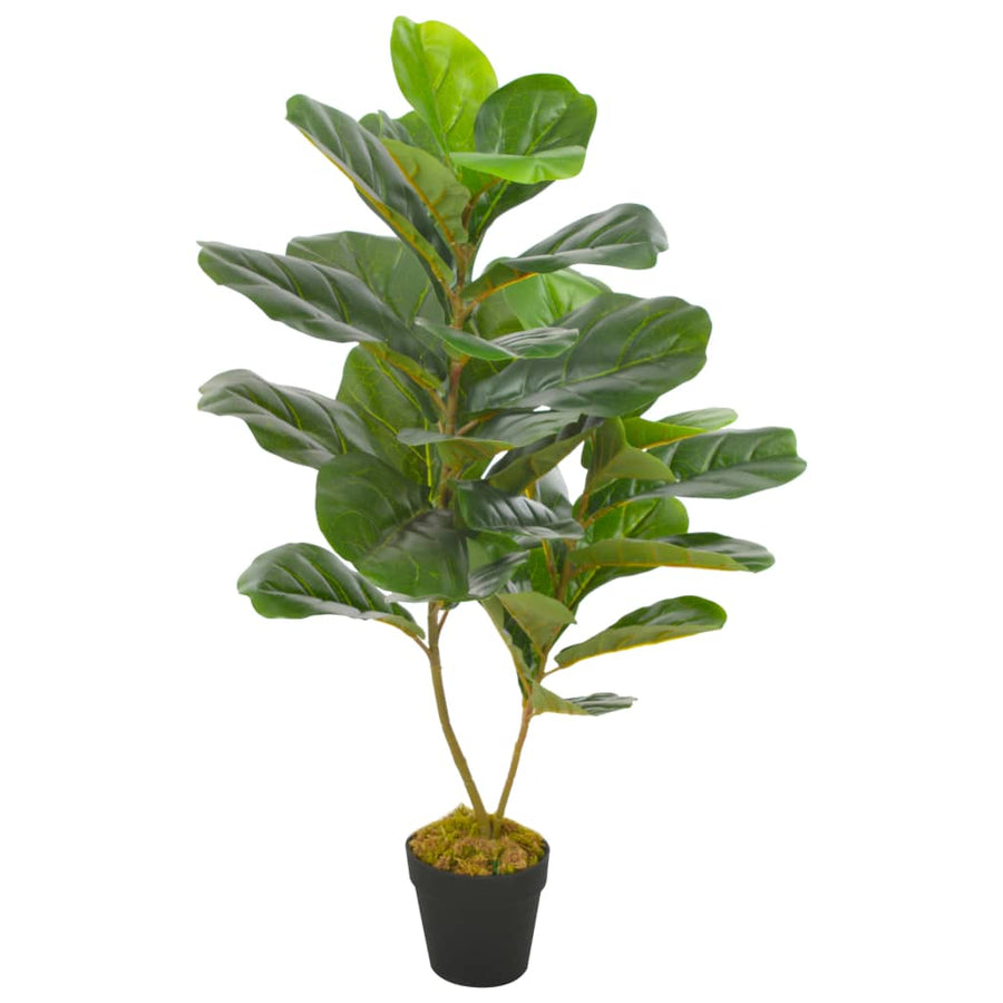 Kunstplant met pot vioolbladplant 90 cm groen - Griffin Retail