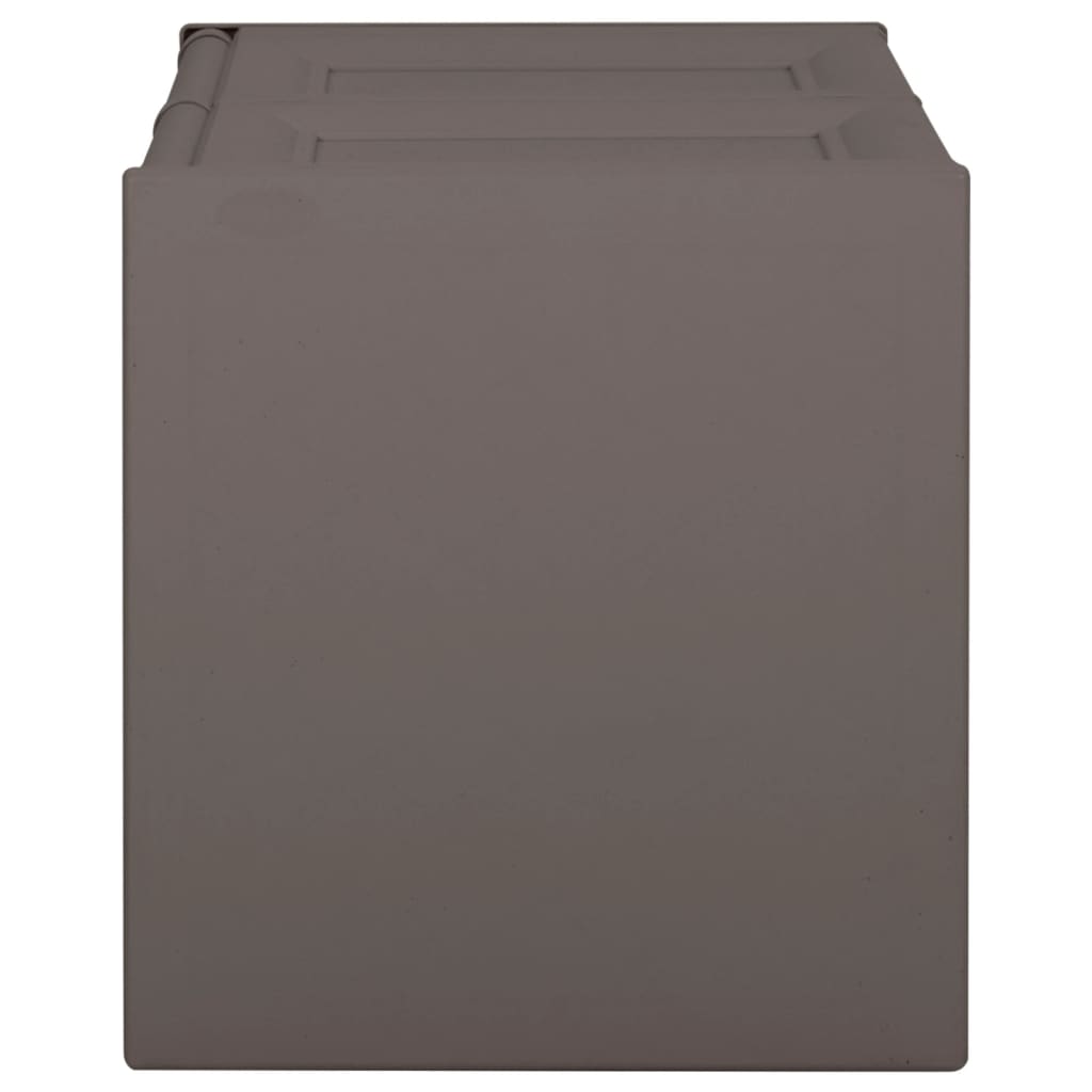 Kussenbox 85 L 86x40x42 cm grijs - Griffin Retail