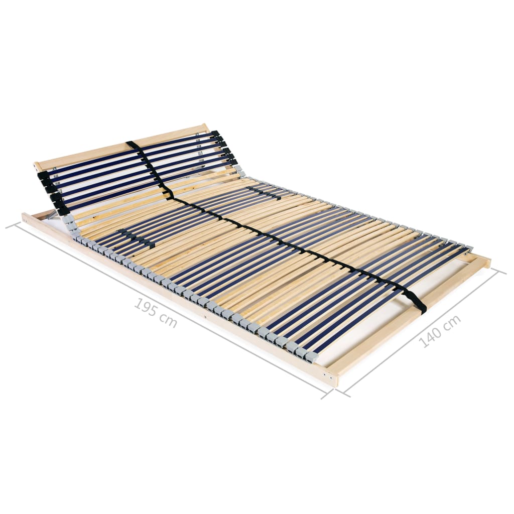 Lattenbodem met 42 latten 7 zones 140x200 cm - Griffin Retail