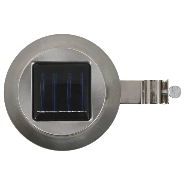 LED-solarlampen rond 12 cm wit 6 st - Griffin Retail
