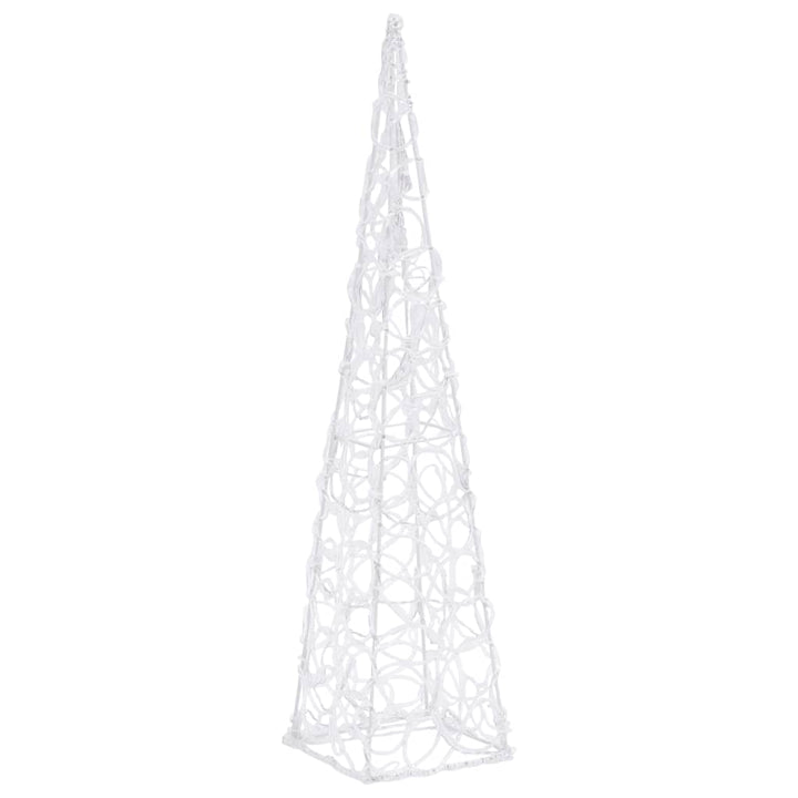 Lichtkegel decoratief LED 60 cm acryl koudwit - Griffin Retail