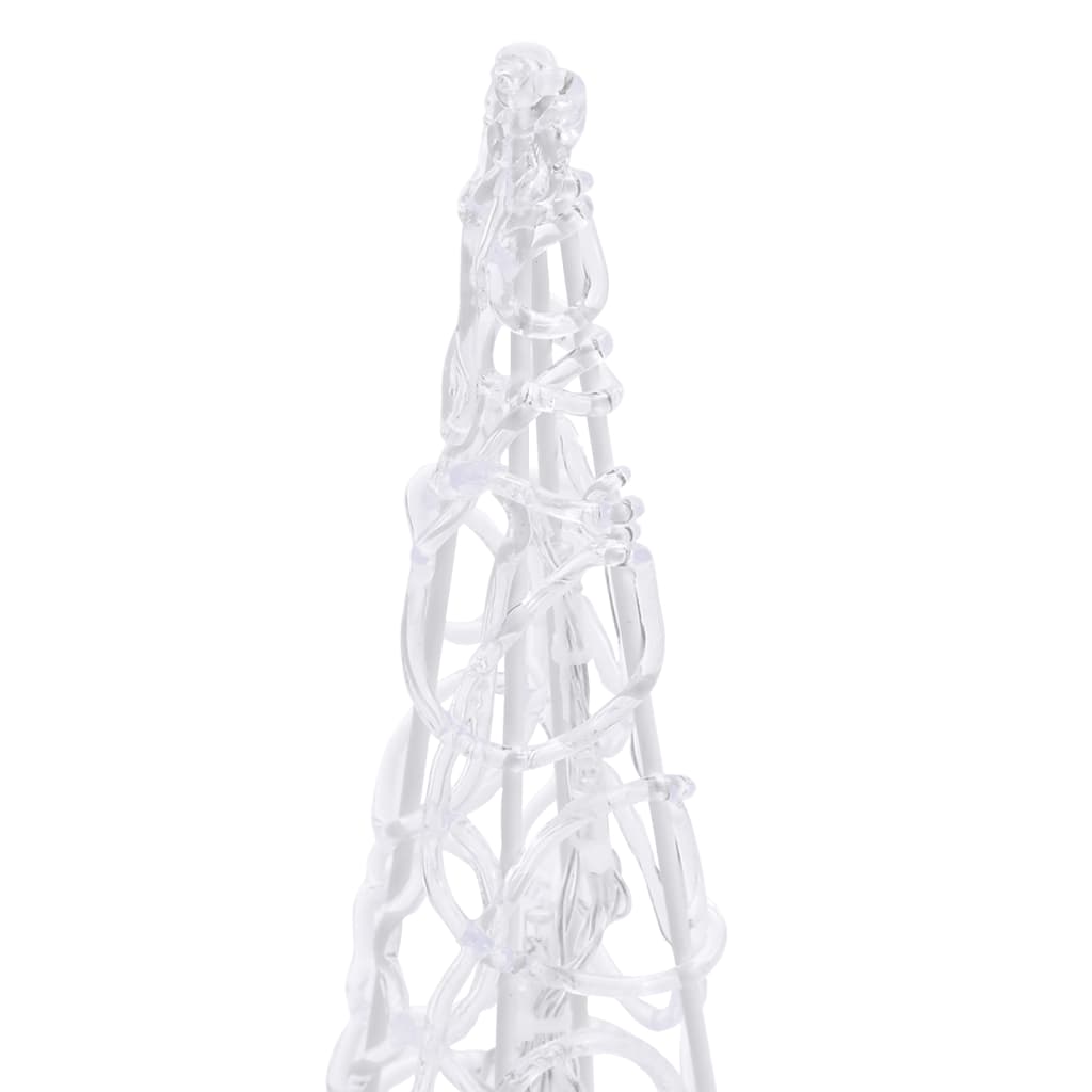 Lichtkegel decoratief LED 90 cm acryl meerkleurig - Griffin Retail