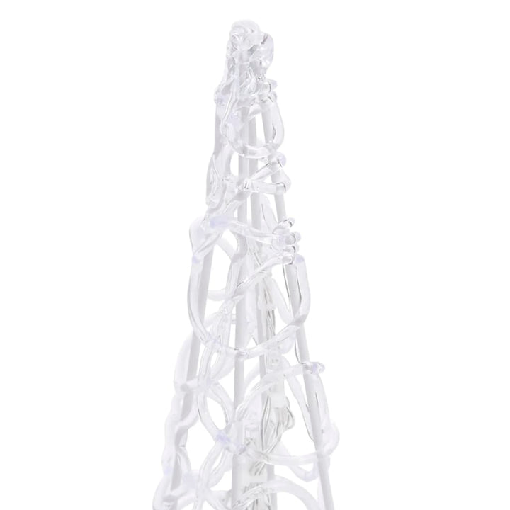 Lichtkegel decoratief LED 90 cm acryl warmwit - Griffin Retail