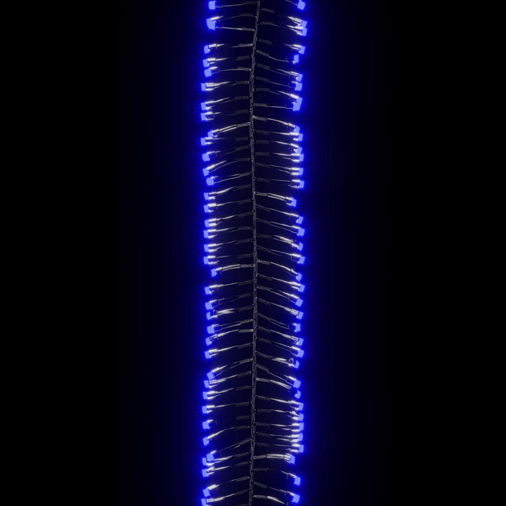 Lichtslinger cluster met 1000 LED's blauw 20 m PVC - Griffin Retail