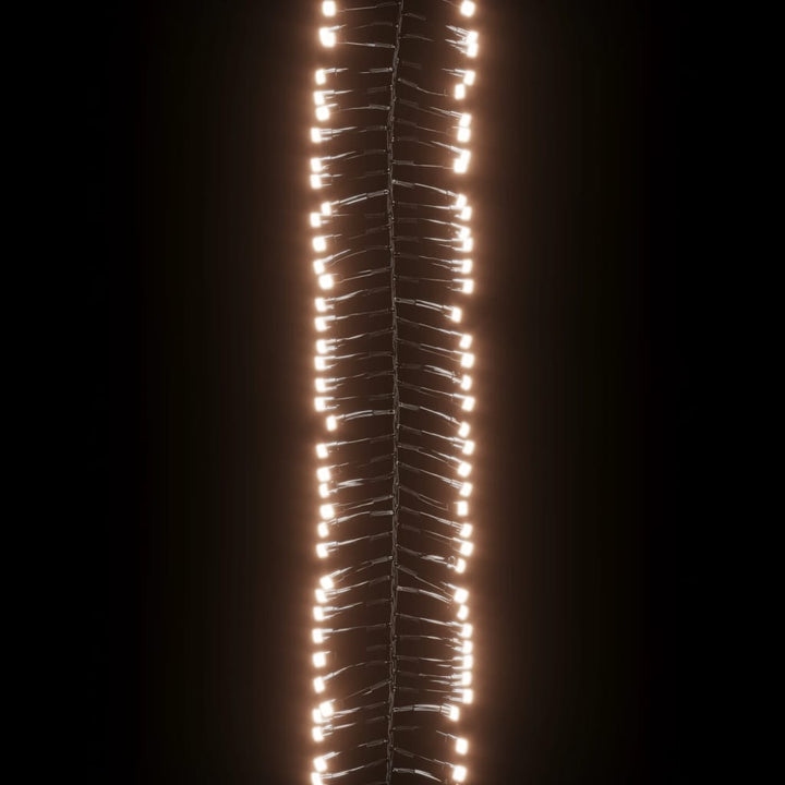 Lichtslinger cluster met 1000 LED's warmwit 20 m PVC - Griffin Retail