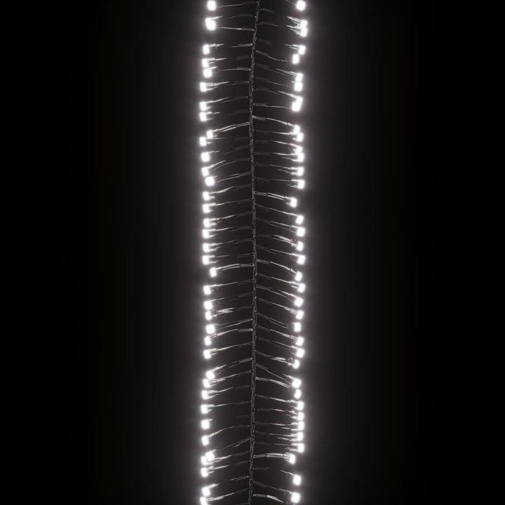 Lichtslinger cluster met 2000 LED's koudwit 40 m PVC - Griffin Retail