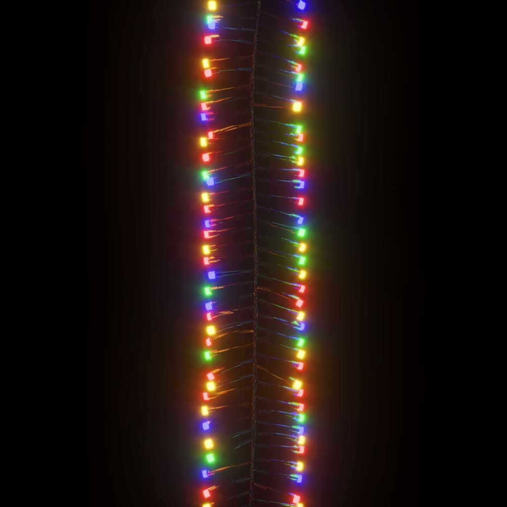 Lichtslinger cluster met 2000 LED's meerkleurig 40 m PVC - Griffin Retail