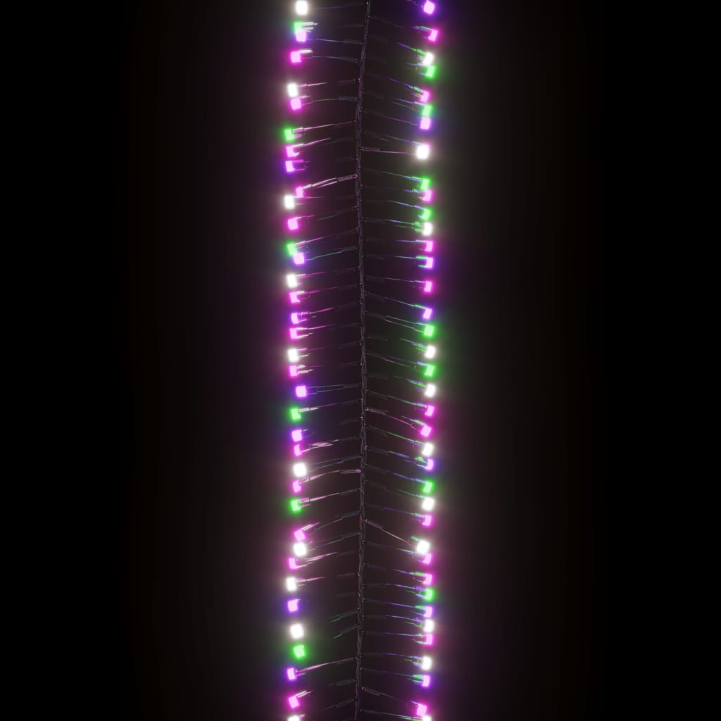 Lichtslinger cluster met 2000 LED's pastel meerkleurig 40 m PVC - Griffin Retail