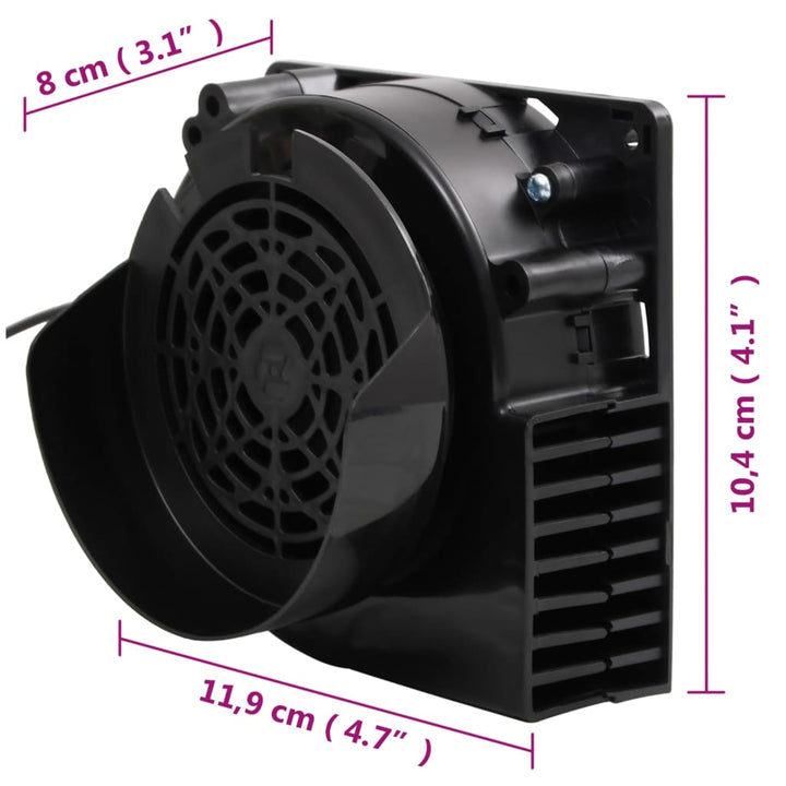 Lichtslinger met 66 LED's en ventilator 660 cm - Griffin Retail