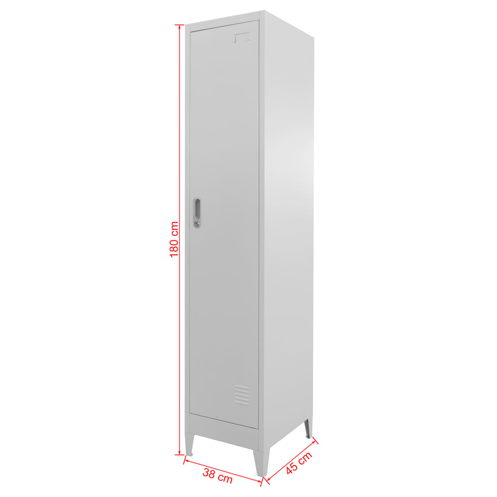 Lockerkast 38x45x180 cm - Griffin Retail