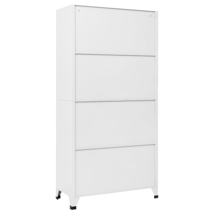 Lockerkast 90x40x180 cm staal wit - Griffin Retail