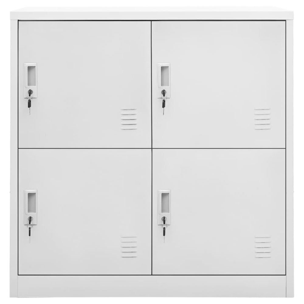 Lockerkast 90x45x92,5 cm staal lichtgrijs - Griffin Retail