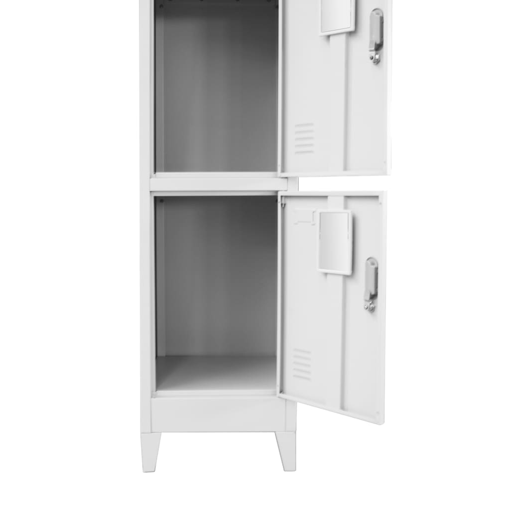 Lockerkast met 3 vakken 38x45x180 cm - Griffin Retail