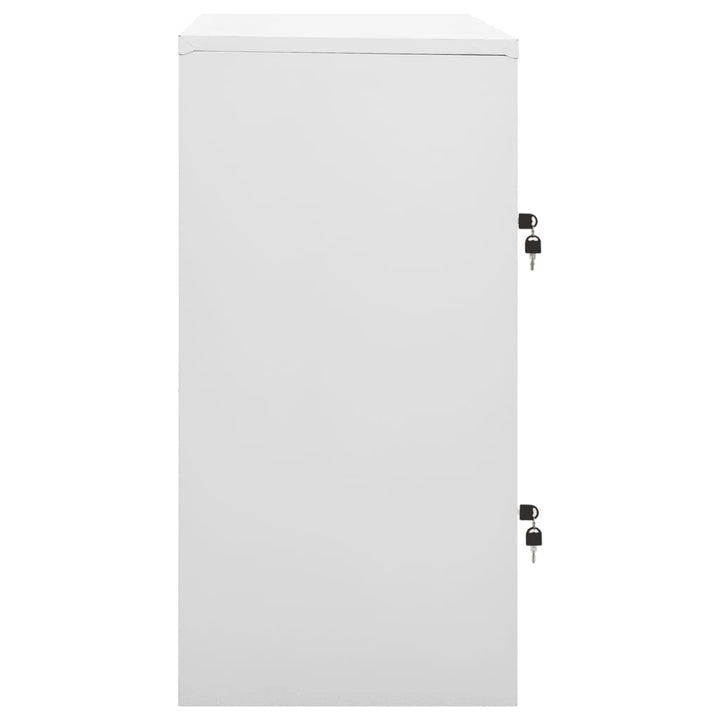 Lockerkasten 5 st 90x45x92,5 cm staal lichtgrijs - Griffin Retail