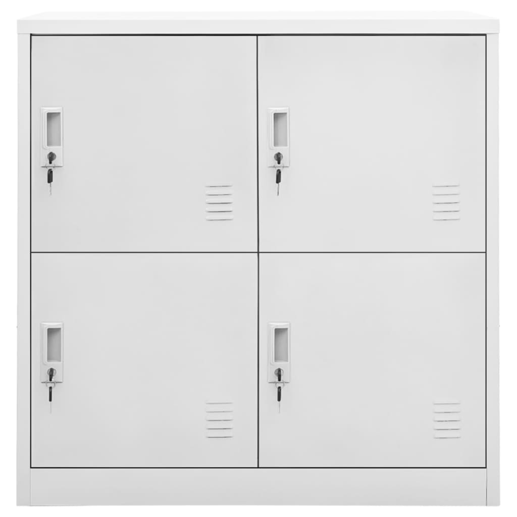 Lockerkasten 5 st 90x45x92,5 cm staal lichtgrijs - Griffin Retail